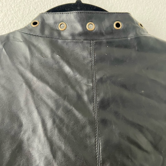 Live a Little Faux Leather Eyelet Jacket - Picture 6 of 7